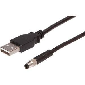 Ipf Electronic - Konfektioniertes Sensor-Aktor-Kabel Anschlusskabel RS232/USB, VK507U44 5m M5 Stecker gerade