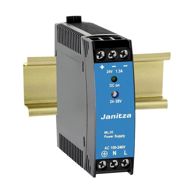 Janitza Electronic - Feldbus, Dez. Peripherie - Stromversorgungsmodul Hutschienennetzeil 24-28V 1605012