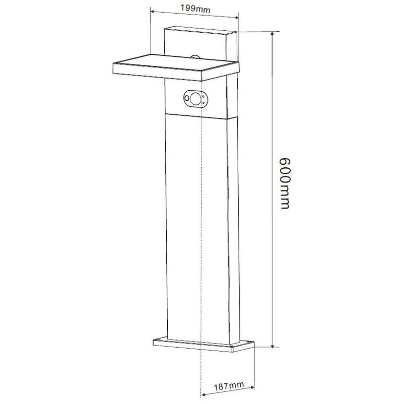 Lichtline - Wegeleuchte LED-Solar-Wegeleuchte PRDX27800 60cm
