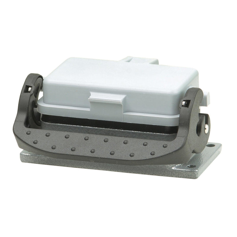 Walther Werke - Gehäuse für Rechtecksteckverbinder Anbaugehäuse B10 714410AL 29mm LVB m.Klappdeck