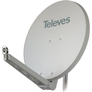 Televes - Satellitenantenne QSD-Line Offset Reflektor S75QSD-W 75x85cm Ral9002