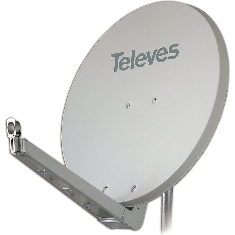 Televes - Satellitenantenne QSD-Line Offset Reflektor S75QSD-W 75x85cm Ral9002