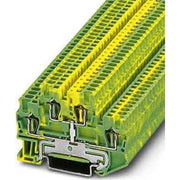 Phoenix Contact - Schutzleiter-Reihenklemme Schutzleiterklemme STTB 1,5-PE Federzug, gn/ge