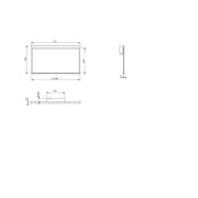 RP-Technik - Sicherheitsleuchte LED-Rettungszeichenleuchte AGW009-AZ ZB + ML, anthrazit