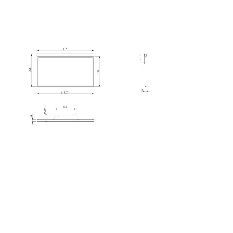 RP-Technik - Sicherheitsleuchte LED-Rettungszeichenleuchte AGW009-AZ ZB + ML, anthrazit