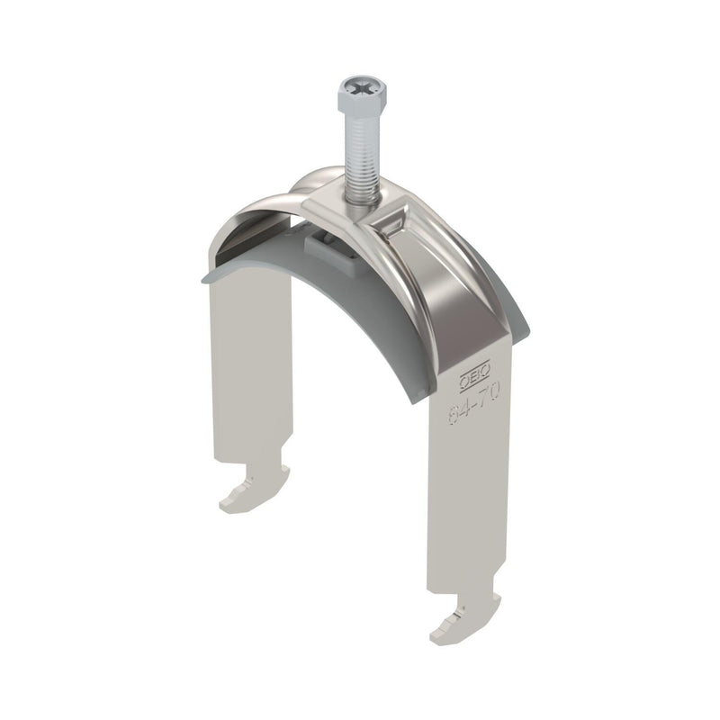 OBO Bettermann - Bügelschelle BS-H1-K-70 A2 64-70mm − 15 Stück
