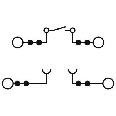 Phoenix Contact - Durchgangs-Reihenklemme Trennklemme PTTBS 2,5-TGB/MTB − 50 Stück
