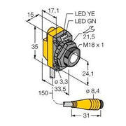 Turck - Ultraschall Taster Ultraschallsensor QS18UPAEQ − 1 Stück