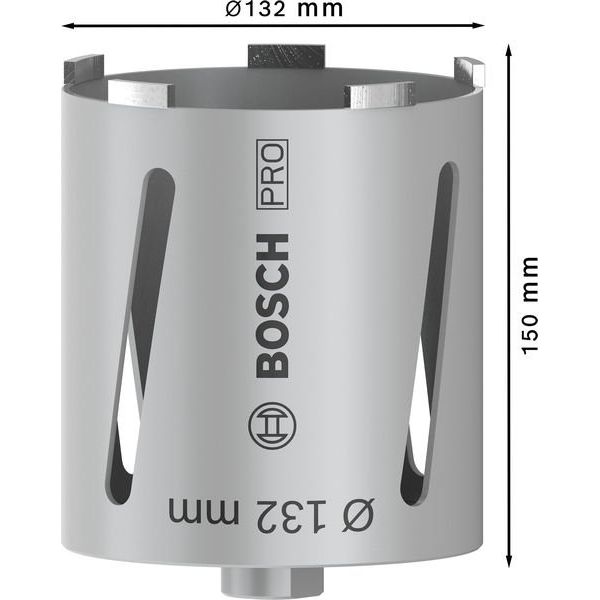 Bosch - Bohrkrone PRO Trockenbohrkrone, 132 2608587331 x 150 mm, G 1/2 Zoll
