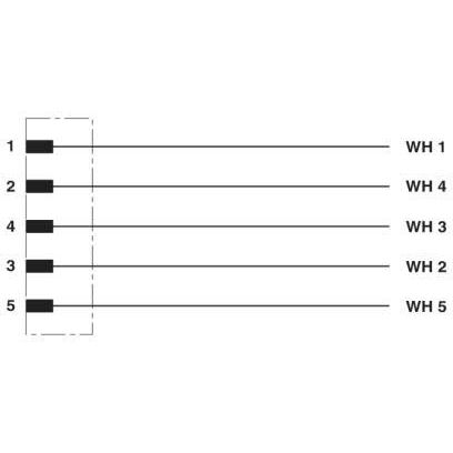 Phoenix Contact - Konfektioniertes Sensor-Aktor-Kabel Sensor-/Aktor-Kabel SAC-5P-MS/ 5#1407326 − 1 Stück