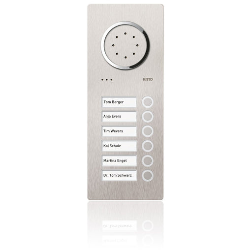Ritto - Türstation für Türkommunikation Türstation eds 1810620 Acero Audio, 6WE − 1 Stück