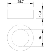 OBO Bettermann - Durchführungstülle Reduzierdichteinsatz 107CR VM 32 − 25 Stück