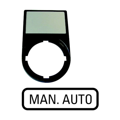 Eaton - Schildträger für Befehlsgeräte Tastenzusatzschildträger M22S-ST-GB11 MAN AUTO − 10 Stück