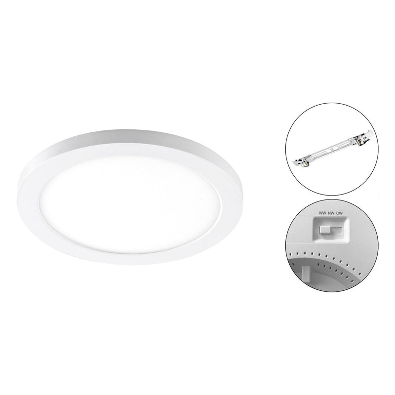 EVN Lichttechnik - Decken-/Wandleuchte LED-Panel LPRV170125 3000/4000/6000K