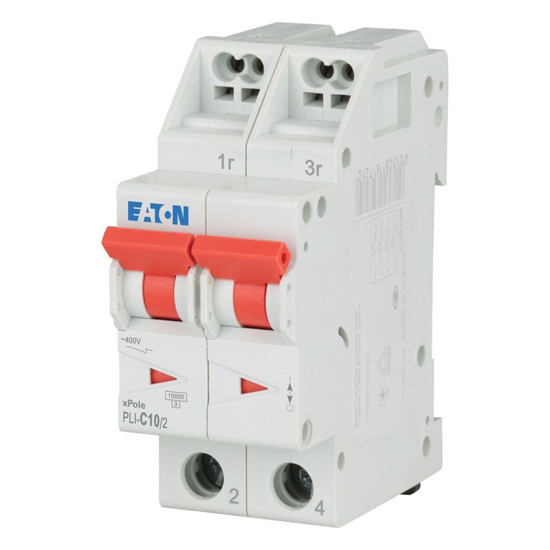 Eaton - Leitungsschutzschalter PLI-C10/2 C 10A, 2p Steckkl
