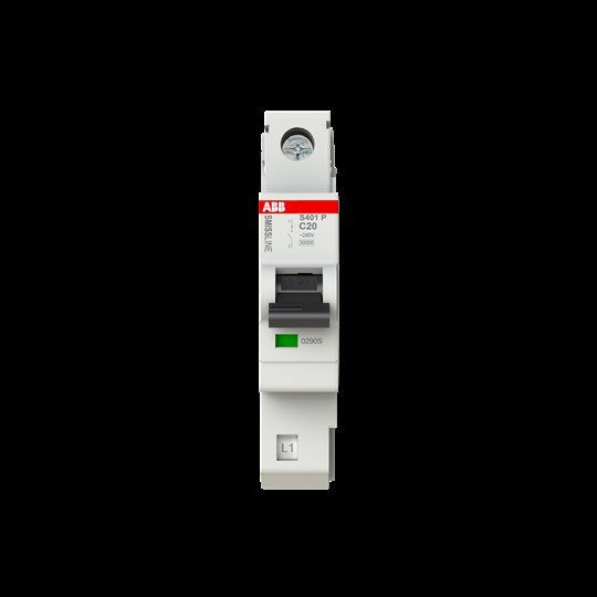 ABB Stotz S&J - Leitungsschutzschalter Leitungsschutzschalt S401P-C20 − 10 Stück