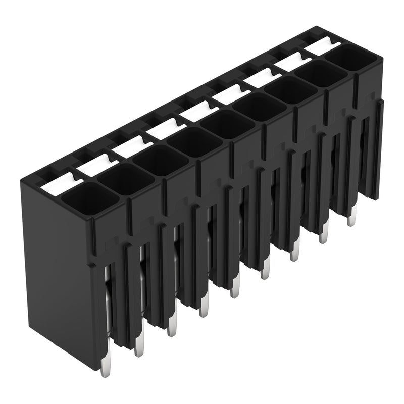 WAGO - Leiterplattenklemme THR-Leiterplattenklemme 20861109300000997607 Drücker,1,5mm²,sw − 940 Stück