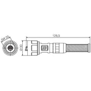 Weidmüller - Modularer Steckverbinder RJ45 Set m.Crimpanschluss IE-PS-V01M-RJ45-THBP Bajonett Metall V01 − 10 Stück