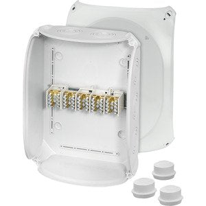 Hensel - Dose, Gehäuse für Montage auf der Wand/Decke Kabelabzweigkasten DK 3525 S 25qmm, 3phasig − 1 Stück by Hensel
