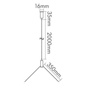 Nobile - Mechanisches Zubehör/Ersatzteile für Leuchten Y-Seilabhängung uni 2m 1560739800 Set