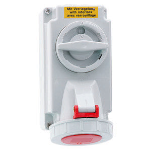 Bals Elektrotech - CEE-Steckdose abschaltbar, abgesichert (IEC 60309) Wandsteckdose abschaltbar 160049 verriegelt 16A 4p 4