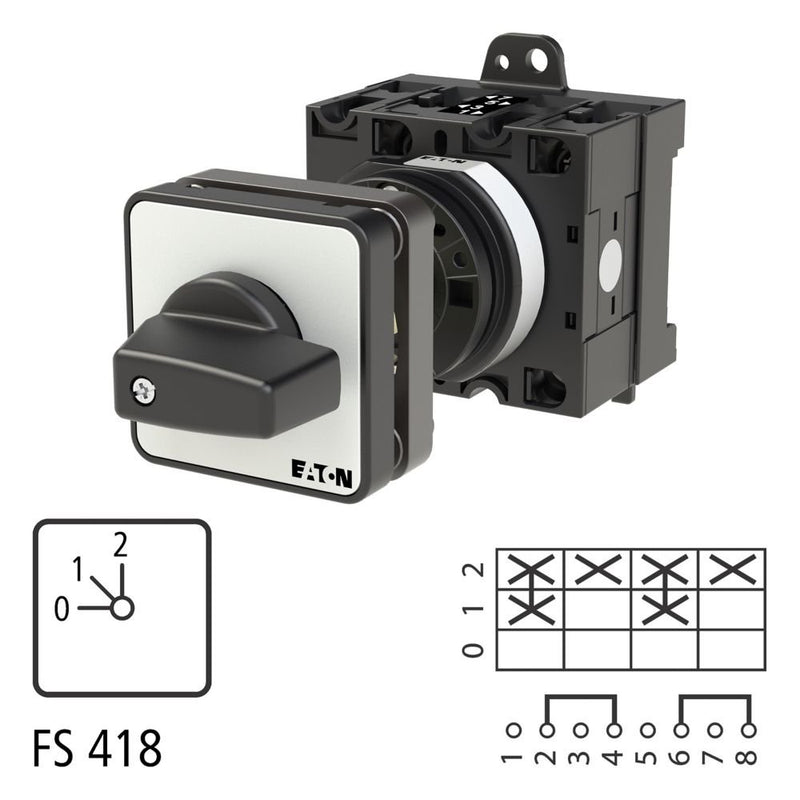 Eaton - Lastschalter Stufenschalter T3 32A T3-2-8312/Z 32A Zwischenbau