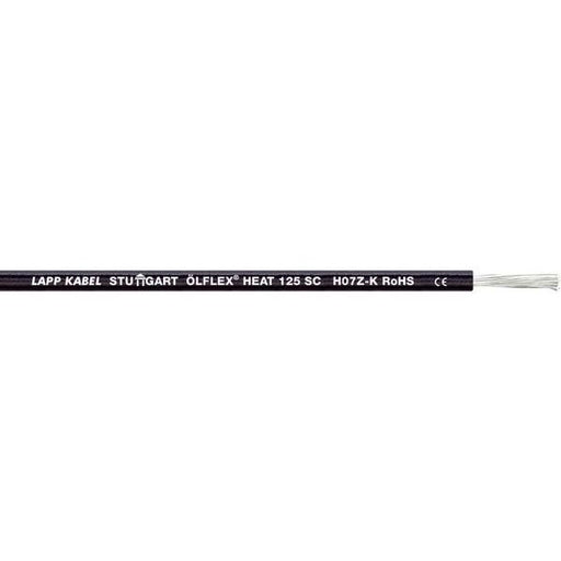 Lapp Kabel&Leitung - Energiekabel < 1 kV, für feste Verlegung ÖLFLEX HEAT 125 SC 1X6 BK 1238001/100 − 100 Meter