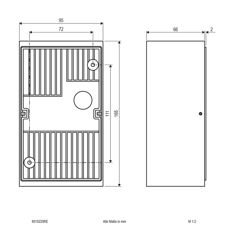 EVN Lichttechnik - Decken-/Wandleuchte Wandleuchte IP65 6515225RE 2x GU10
