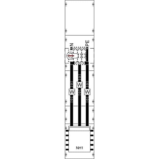 Striebel&John - Zählerfeld Wandlerfeld komplett KA4035 BH5, SS