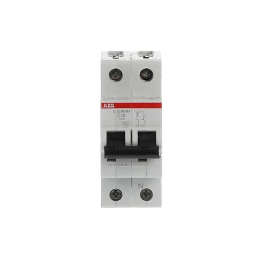 ABB Stotz S&J - Leitungsschutzschalter Sicherungsautomat S201M-C10NA 10kA 10A C 1p+N (2p)
