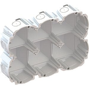 Kaiser - Dose, Gehäuse für Montage in der Wand/Decke Quickbox 3x2 9098-77.06 für Hohlwände