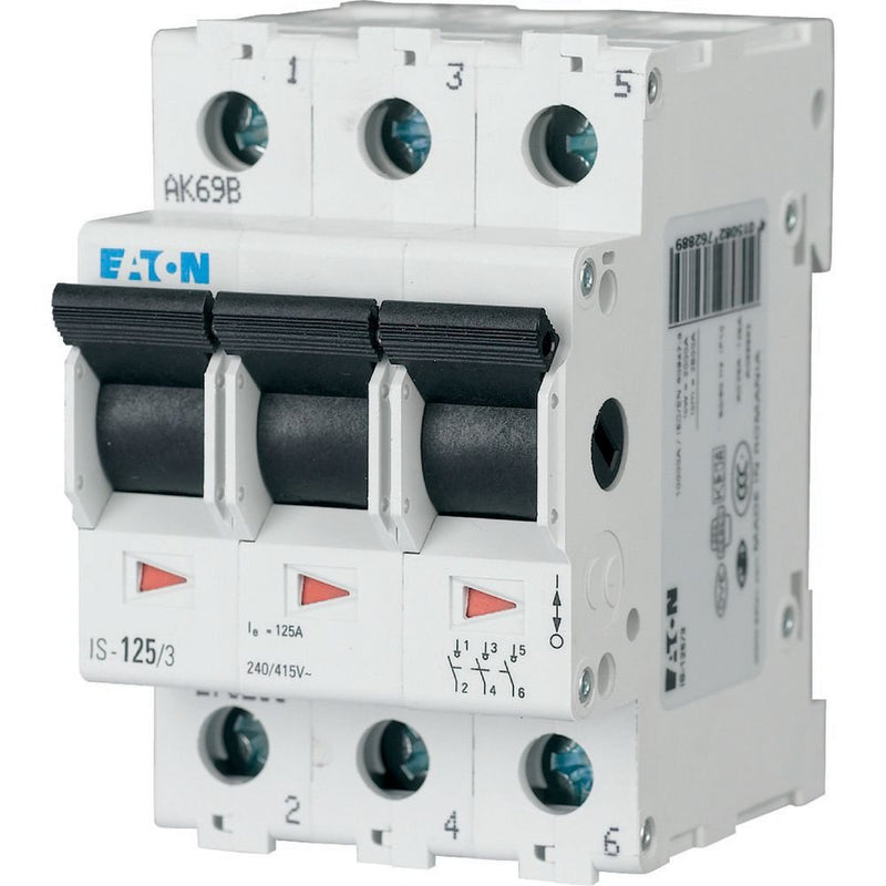 Eaton - Schalter für Reiheneinbau Hauptschalter IS-63/3 63A/3-pol