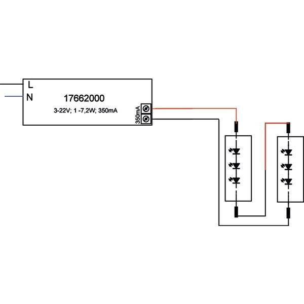 Brumberg Leuchten - LED-Betriebsgerät LED-Konverter 350mA 17662020 nicht dimmbar