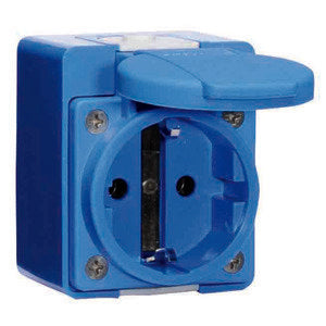 Bals Elektrotech - Schutzkontakt-Anbausteckdose Schutzkont.-Wandsteckdose 724 16A 3p 230V