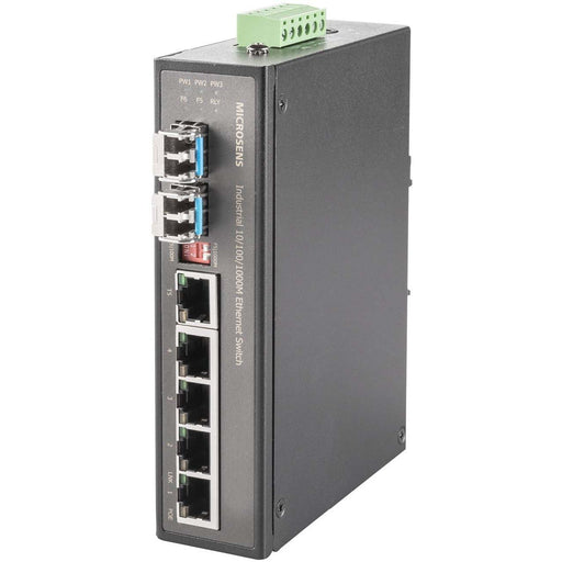 Microsens - Netzwerk Switch Industrie Gigabit Ethernet MS657208X Switch 8x10/100/1000