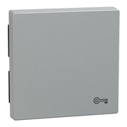 Merten - Abdeckung/Bedienelement für Installationsschalterprogramme Wippe Schlüssel alu MEG3303-0460 Wech/Kreuz/Tast/Ein