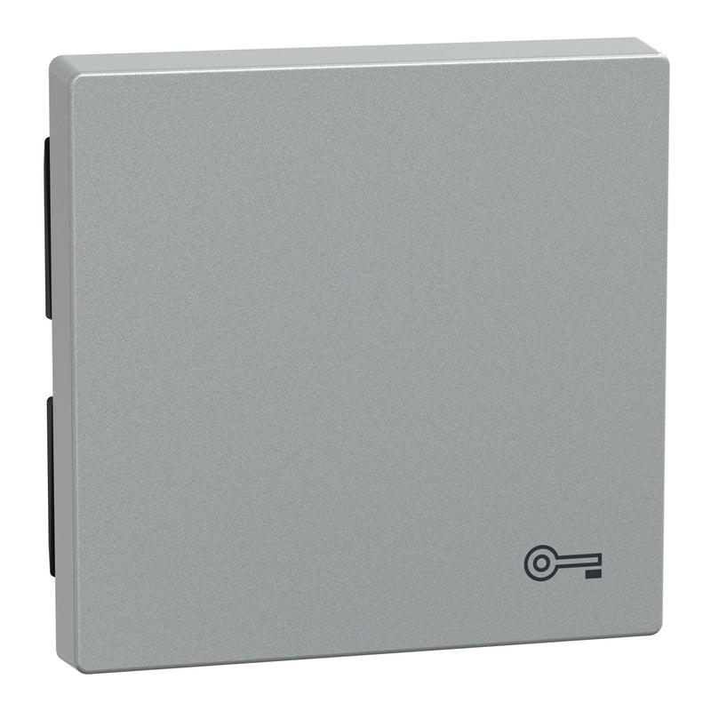 Merten - Abdeckung/Bedienelement für Installationsschalterprogramme Wippe Schlüssel alu MEG3303-0460 Wech/Kreuz/Tast/Ein