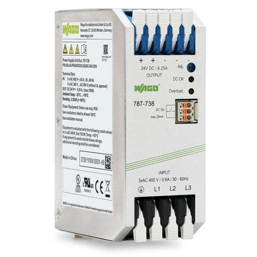 WAGO - Gleichstromversorgung Eco Netzgerät 787-738 24V 6,25A