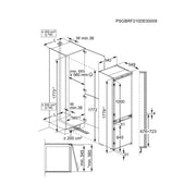 Electrolux AEG MDA - Kühl-/Gefrierkombination EB-Kühl/Gefrierkombi OSC7C181DS Ecoline,Schlepp