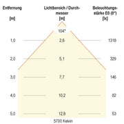 EVN Lichttechnik - Downlight/Strahler/Flutlicht LED-Downlight IP54 LD54350125 DALI, IP54