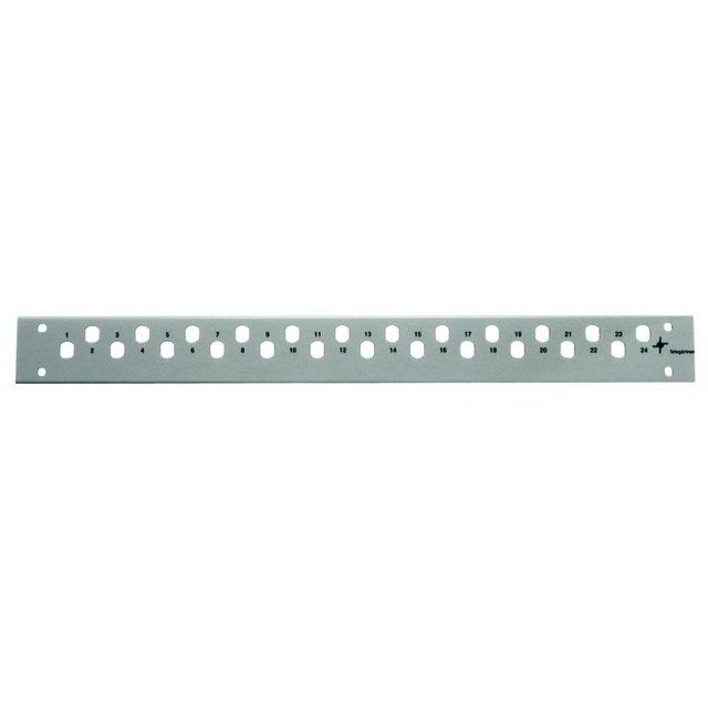 Telegärtner - Patchpanel LWL Frontplatte 100021593 1HE, 24 LC-D