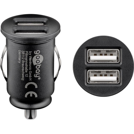 Goobay - Universal-Ladegerät Dual USB-KFZ-Ladegerät 71897 4,8A