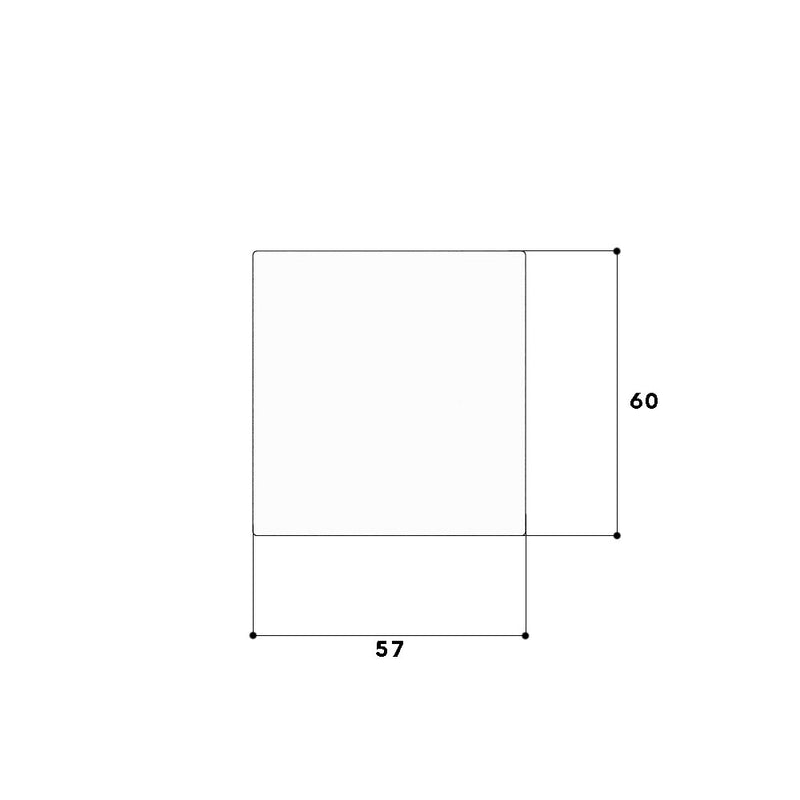 GGK - Endstück für Leitungsführungskanal LFG-Endplatte 60x60 lgr 2997 − 4 Stück
