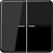 Jung - Abdeckung/Bedienelement für Installationsschalterprogramme Wippe CD 102 KO5 SW f.Serientaster KO