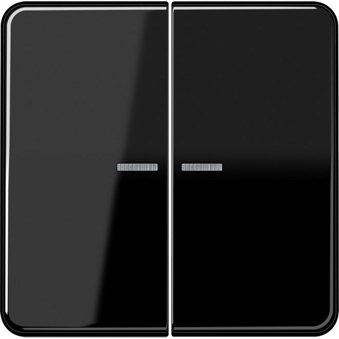 Jung - Abdeckung/Bedienelement für Installationsschalterprogramme Wippe CD 102 KO5 SW f.Serientaster KO