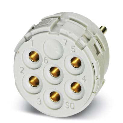 Phoenix Contact - Kontakteinsatz für Rundsteckverbinder Kontakteinsatz RC-63S1N220000 − 10 Stück
