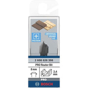 Bosch - Fräser PRO Profilnutfräser, R 2608628398 2,4, Schaft 8 mm