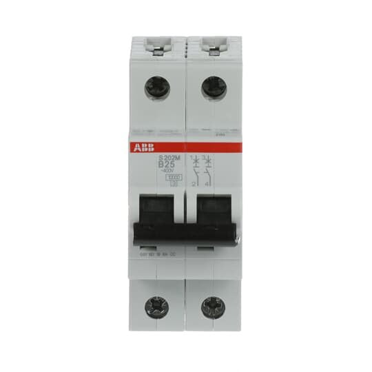 ABB Stotz S&J - Leitungsschutzschalter Sicherungsautomat S202M-B25 10kA 25A B 2p