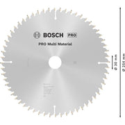 Bosch - Kreissägeblatt PRO Multi Material 2608640449 Kreissägeblatt 254 x