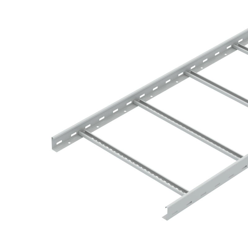 OBO Bettermann - Kabelleiter LG 660VS6FSK LGR gelocht,m.VS-Sprosse − 6 Meter